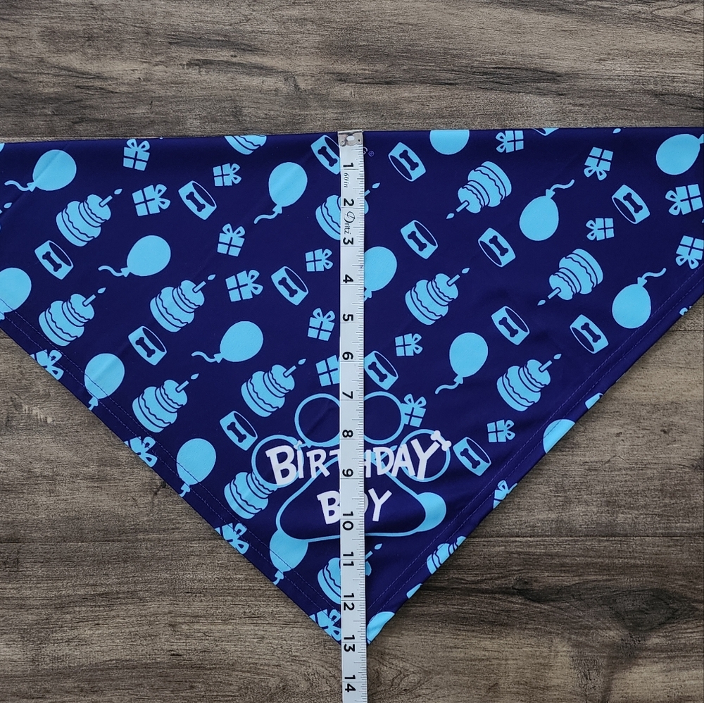 Dog Birthday Boy Welcome To My Party Bandana OSFM - Picture 13 of 13